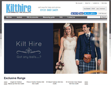 Tablet Screenshot of kilthire.com